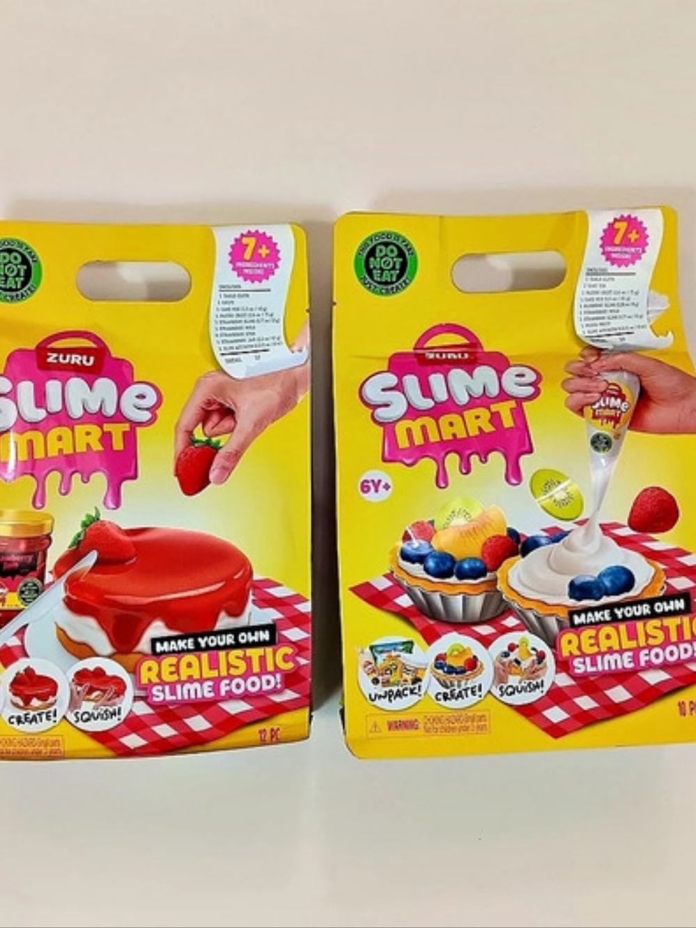ZURU Slime Mart Realistic Slime Food Toy Set (2 Packs)